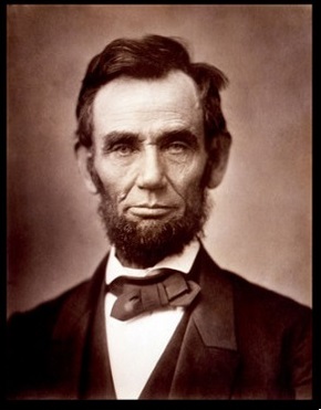 famous portrait of Abe Lincoln, the uber better angel