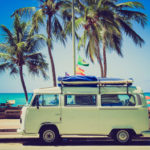 the iconic Volkswagen van is a representation of Nomadic Adventure