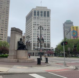 empty Detroit south of 8 mile early in pandemic