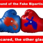 two party trap depicted by boxing gloves