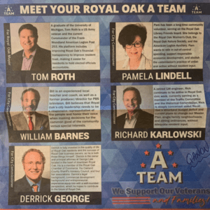 Royal Oak Politics includes a self-described A Team